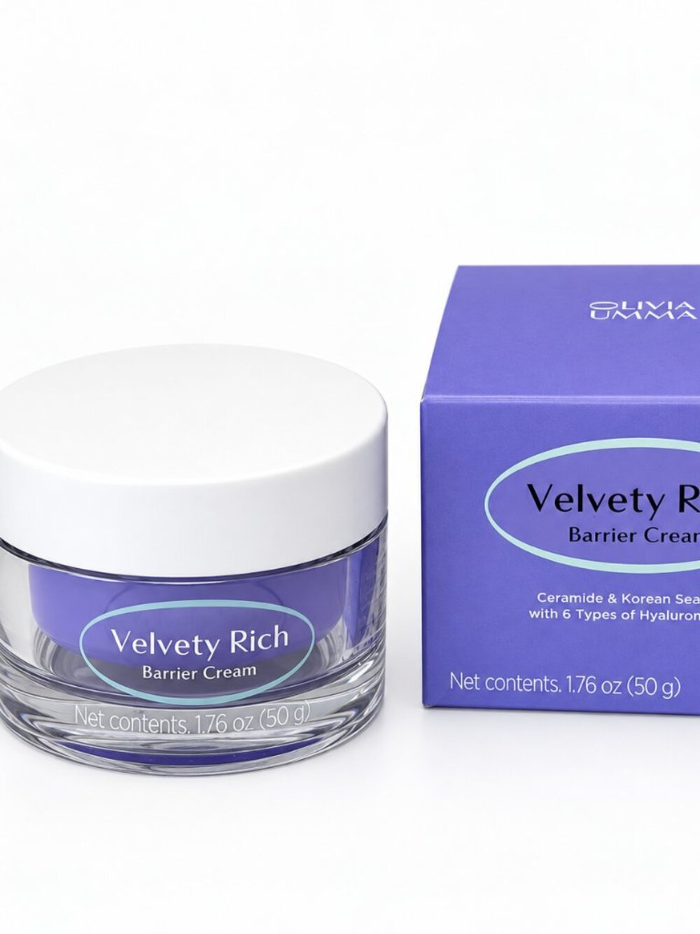 NEW Olivia Umma Velvety Rich Barrier Cream 50g Ceramide Hyaluronic Acid